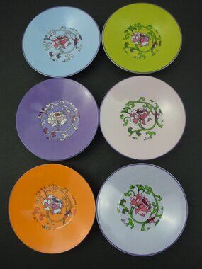 Set of 6 Small Plates/Saucers by Classic Coffee & Tea NEW